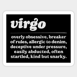 Virgo Zodiac Symbol //// Humorous Gift Design Sticker